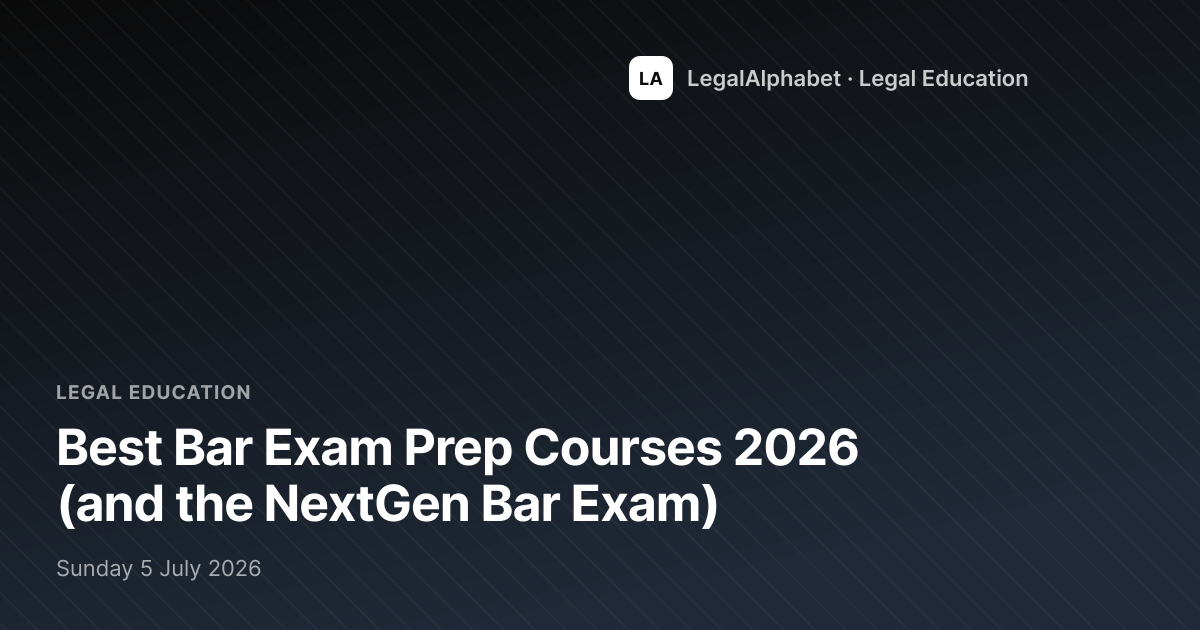 Best Bar Exam Prep Courses 2026: Barbri, Themis & More