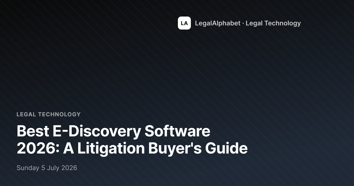 Best E-Discovery Software 2026: Relativity vs Everlaw