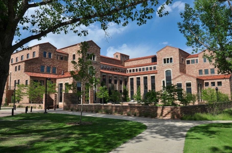 The Wolf Law Building at the University of Colorado Law School in Boulder