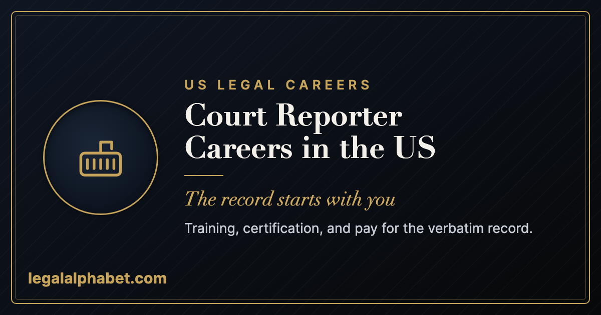 Court Reporter Careers in the US: A 2026 Guide to Jobs, Pay, and Training
