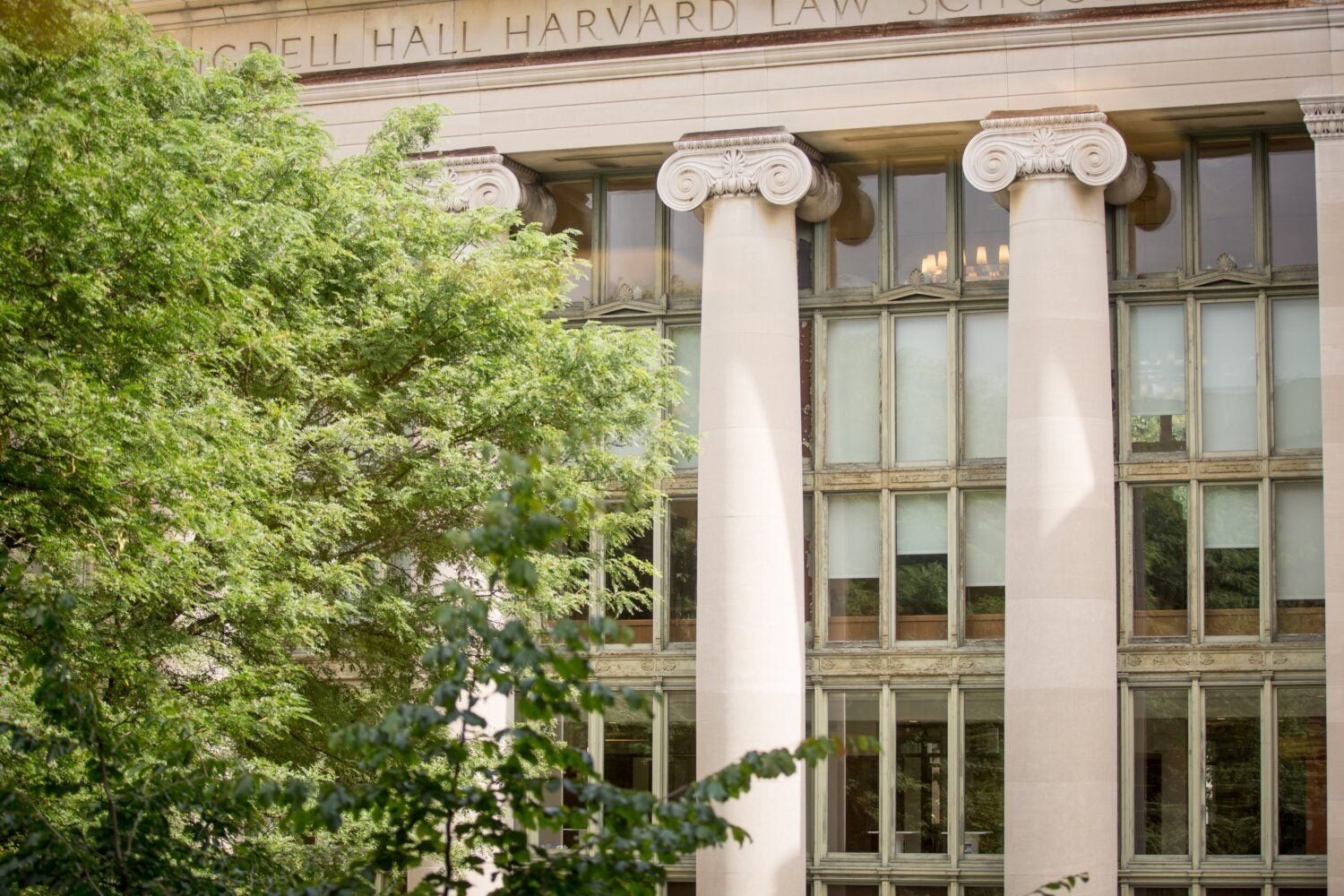 Langdell Hall at Harvard Law School