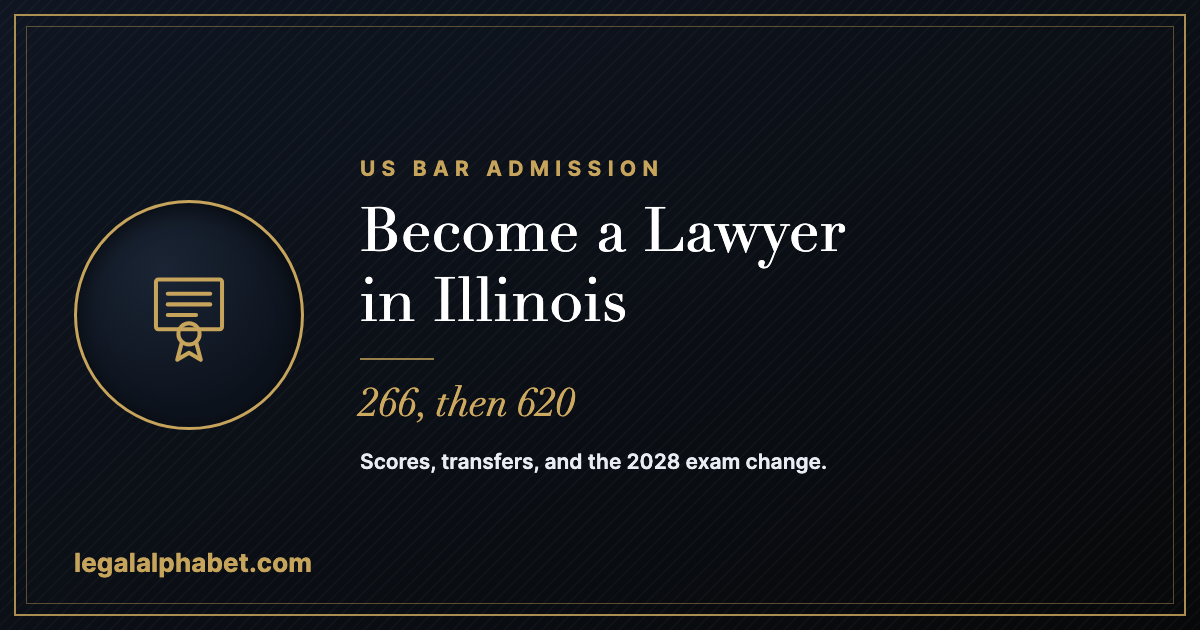 How to become a lawyer in Illinois, a LegalAlphabet 2026 career guide