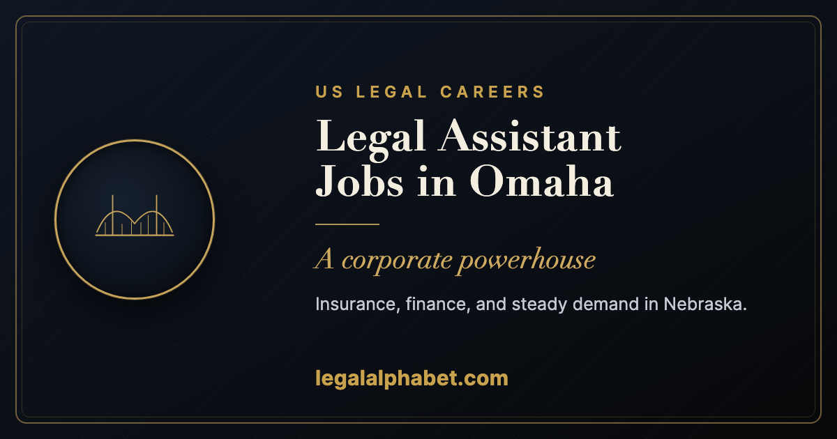Legal Assistant Jobs in Omaha: A 2026 Career and Hiring Guide