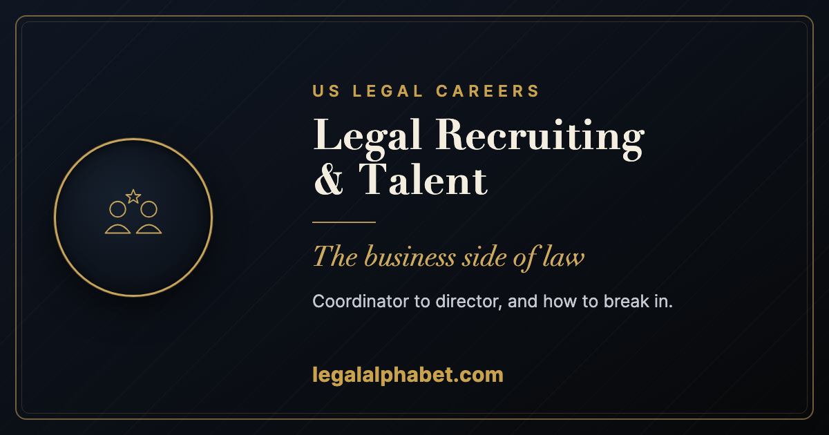 Legal Recruiting and Talent Coordinator Careers in the US: A 2026 Guide