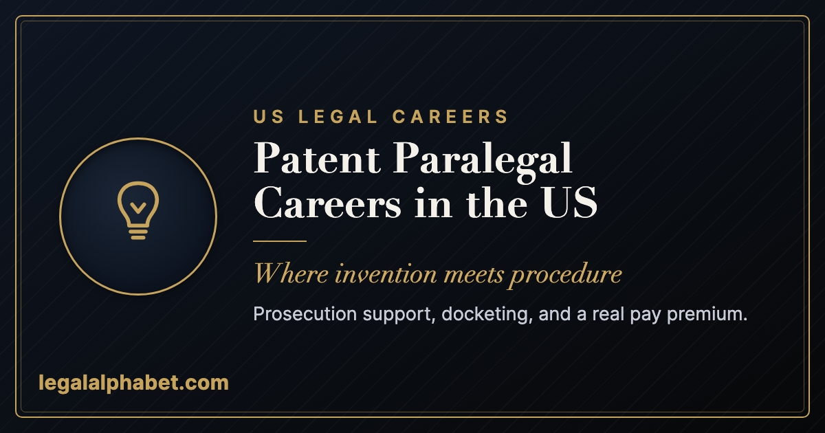 Patent Paralegal Careers in the US: Roles, Skills, and Pay in 2026