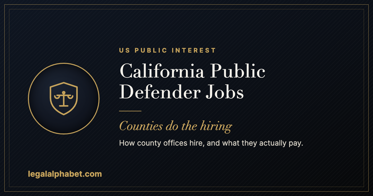 Public Defender Jobs in California: A 2026 Career Guide
