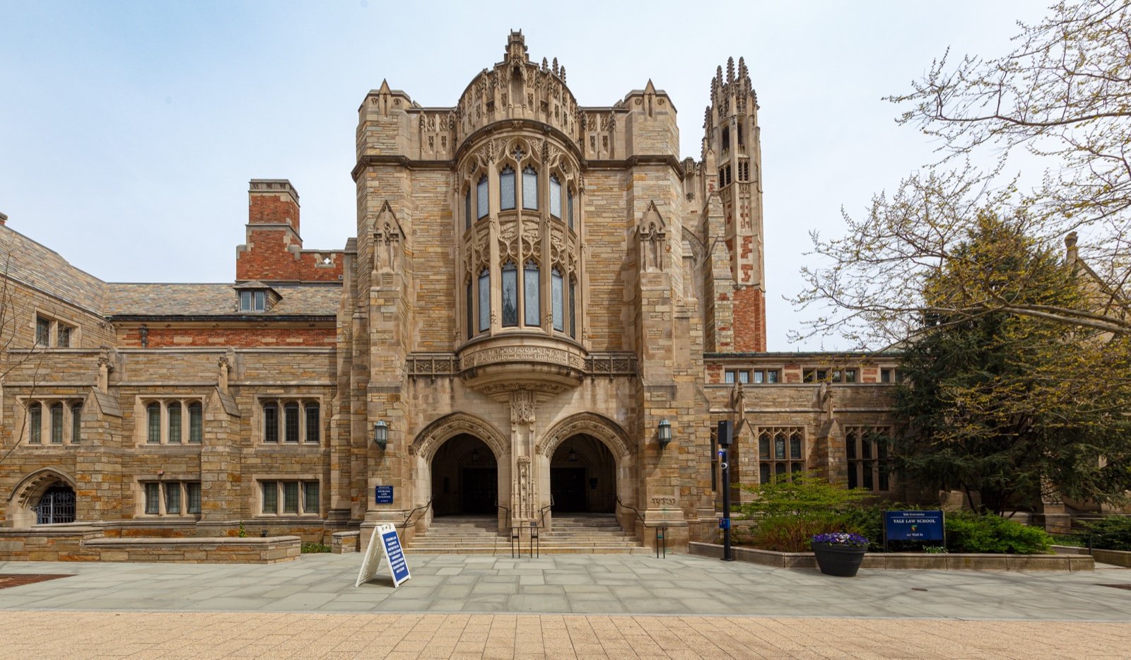 The Sterling Law Building at Yale Law School